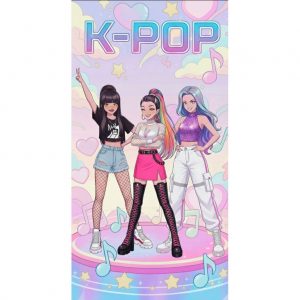 Toalla Kpop Microfibra Tamaño: 70x140cm. 100% polyester.